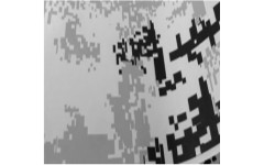 Пленка камуфляж пиксель черно-белый самоклеящаяся 1,52х30м
