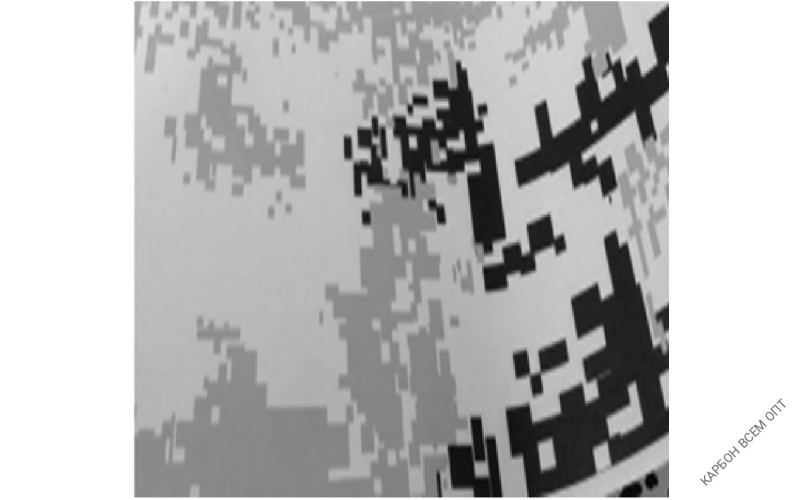 Пленка камуфляж пиксель черно-белый самоклеящаяся 1,52х30м