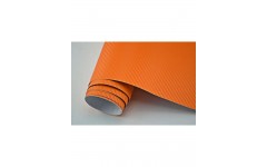 Карбон 3D оранжевый 1,52х30м