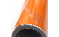 Глянцевая пленка оранжевый глянец 1.52х30м 